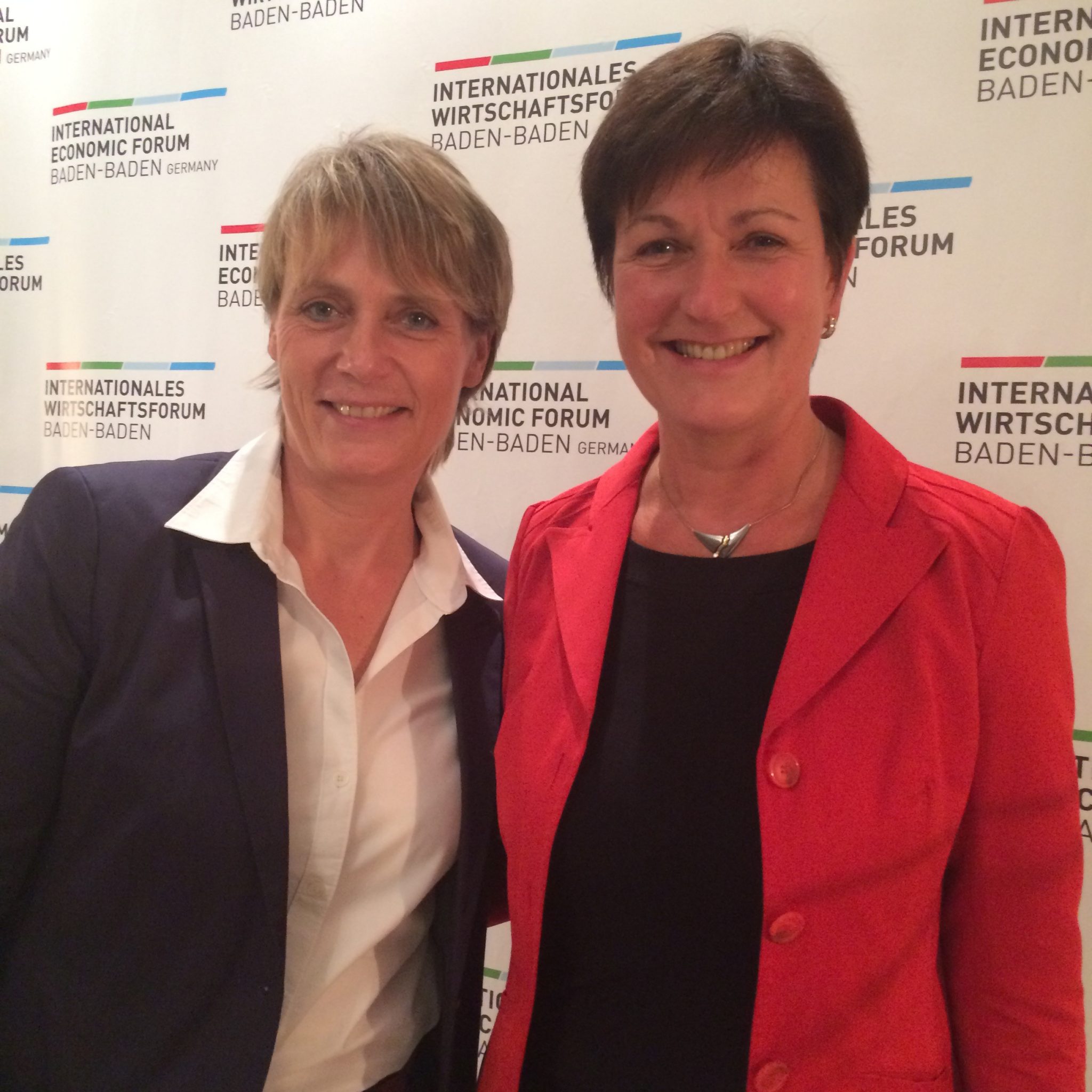 Jutta Kleinschmitt beim Internationalen Wirtschaftsforum