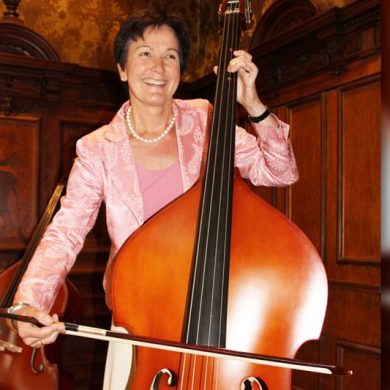 Margret Mergen bei einer Spielprobe im Toccarion in Baden-Baden