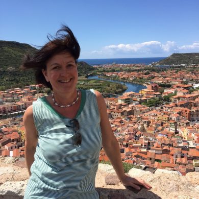 Margret Mergen im Urlaub.