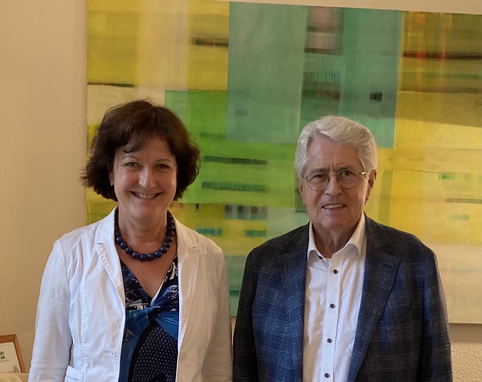 Frank Elstner besucht mich im Rathaus